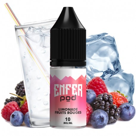 LIMONADE FRUITS ROUGES SEL DE NICOTINE - Enfer Pod Vape 47